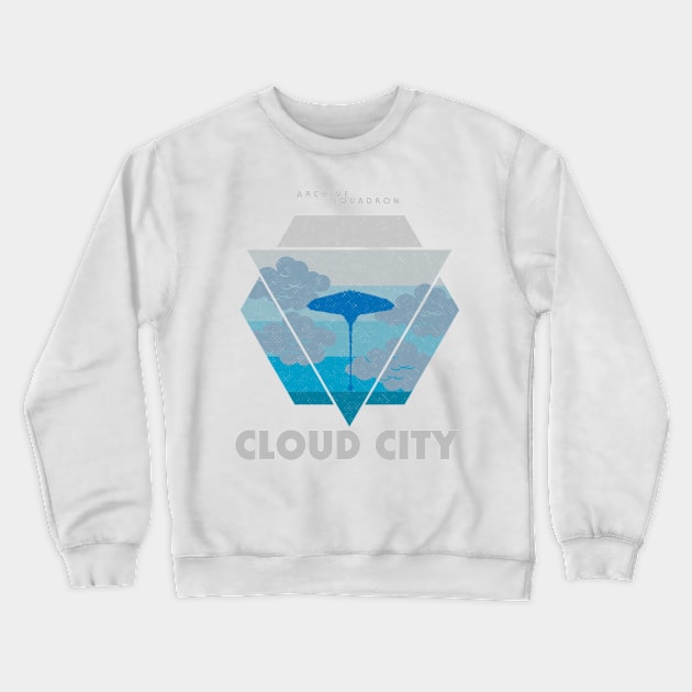 Sky Guy Cloud City Crewneck Sweatshirt by Archives of the force